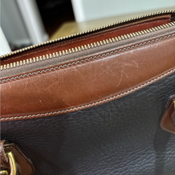 Vintage Dooney & Bourke All-Weather Leather Mini Satchel Crossbody - Picture 12 of 16